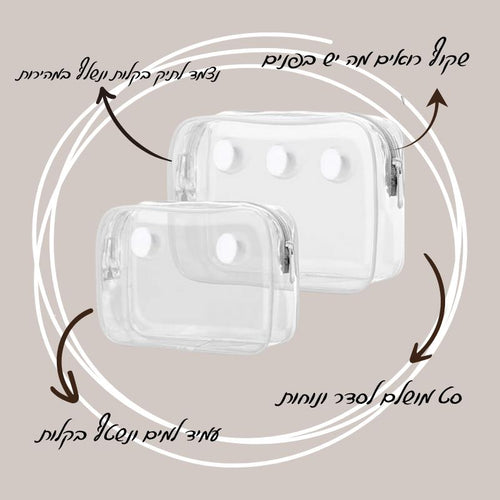 סט תיקי רחצה